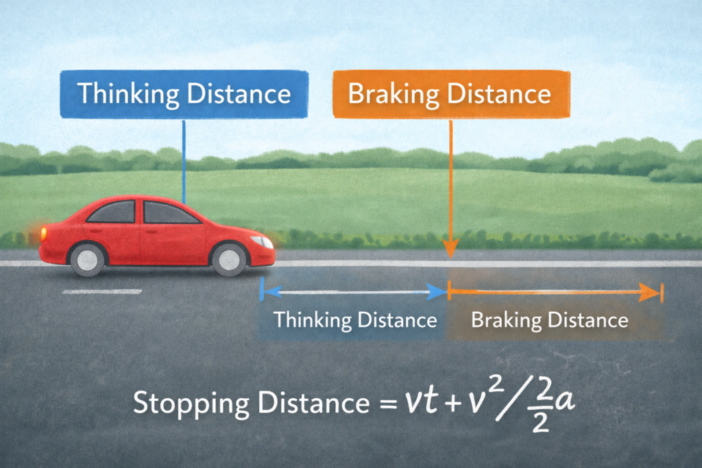 distance formula physics