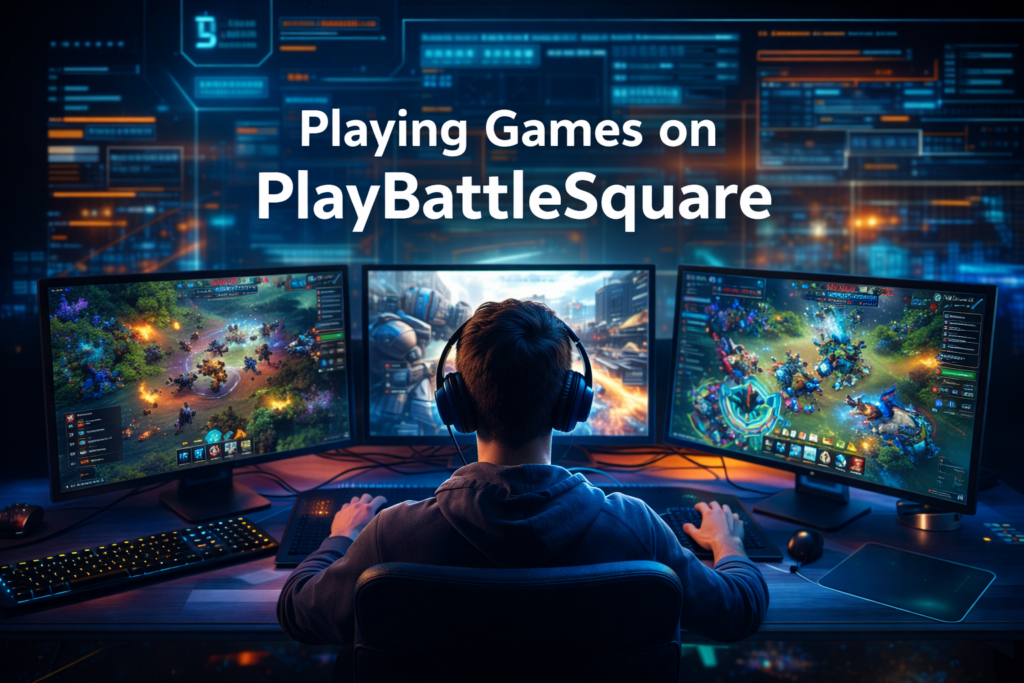 playing games on playbattlesquare